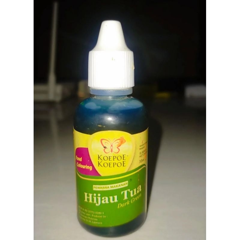 

Koepoe Pewarna Cair Hijau Tua 30ml