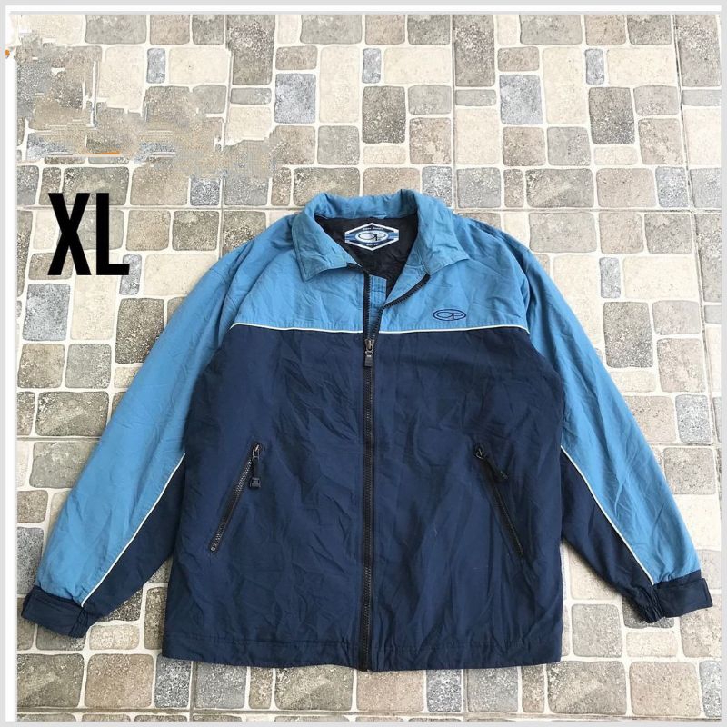 Jacket Pria Wanita Unisex Outdoor Gunung Hiking Parasut Jadul Vintage Big Size Jumbo 24Ai