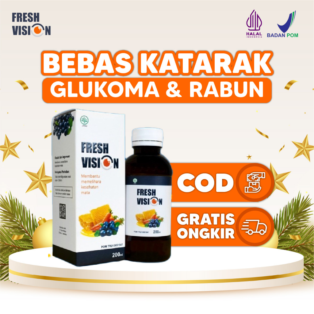 

Fresh Vision Madu Herbal Alami Solusi Pelihara dan Pertajam Penglihatan Mata Isi 200 Ml