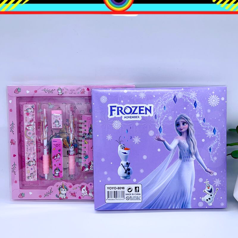 

SET ALAT TULIS MINI BINDER 8018 PERLENGKAPAN SEKOLAH ALAT TULIS SEKOLAH ATS ATK ALAT TULIS ANAK LUCU STATIONERY KADO ANAK HADIAH ULANG TAHUN PERALATAN SEKOLAH HELLO KITTY DORAEMON FROZEN CARS LITTLE PONI UNICORN @banyak