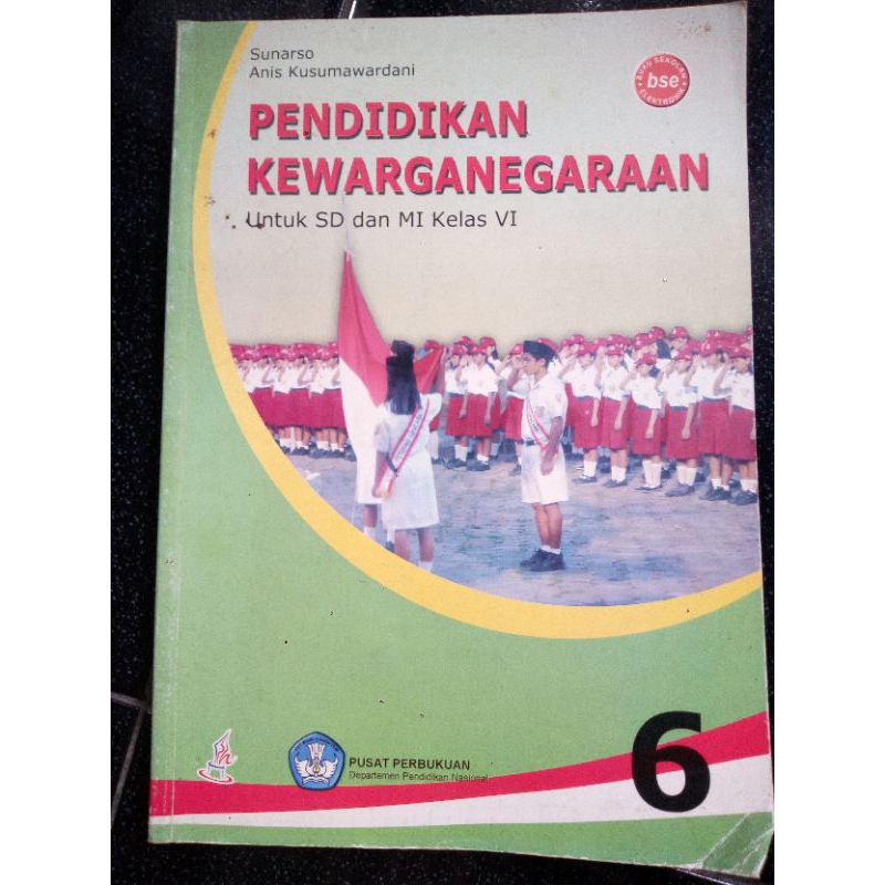 pendidikan kewarganegaraan untk SD dan MI kls VI CV.putra Nugraha