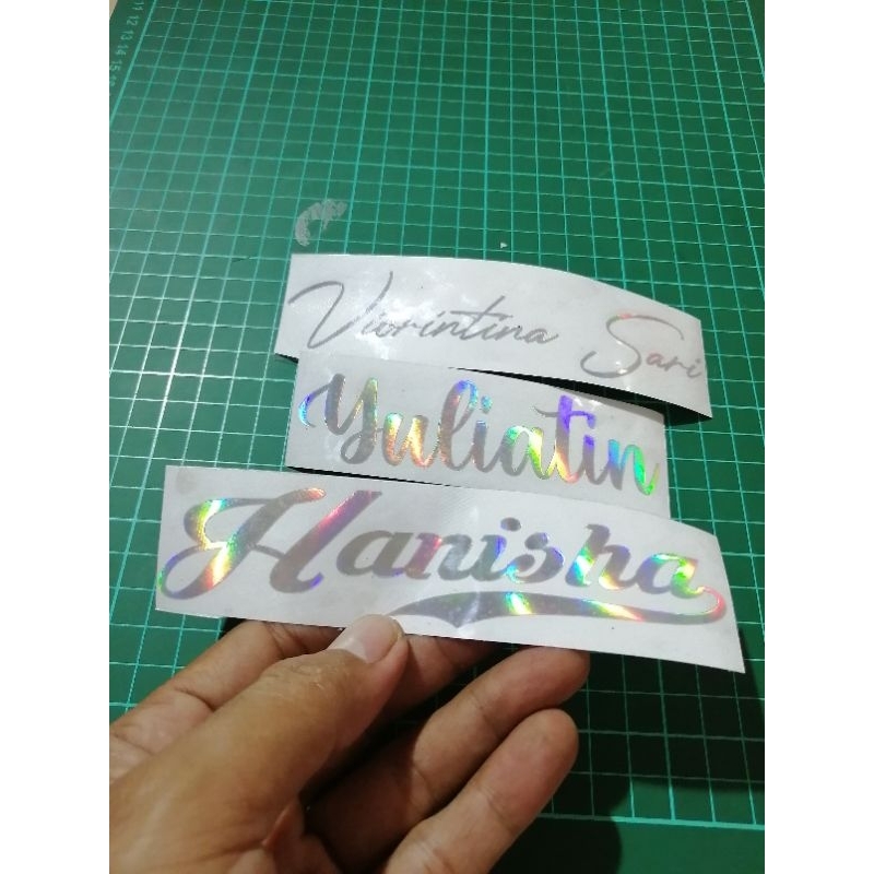 

STICKER NAMA HOLOGRAM