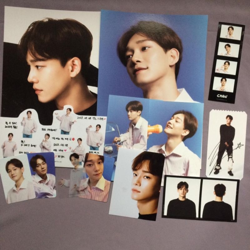 CHEN SOLO ALBUM APRIL AND THE FLOWER UNSEALED FULL SET + CHEN SMCU PALACE GUEST VERSION AVAILABLE FO