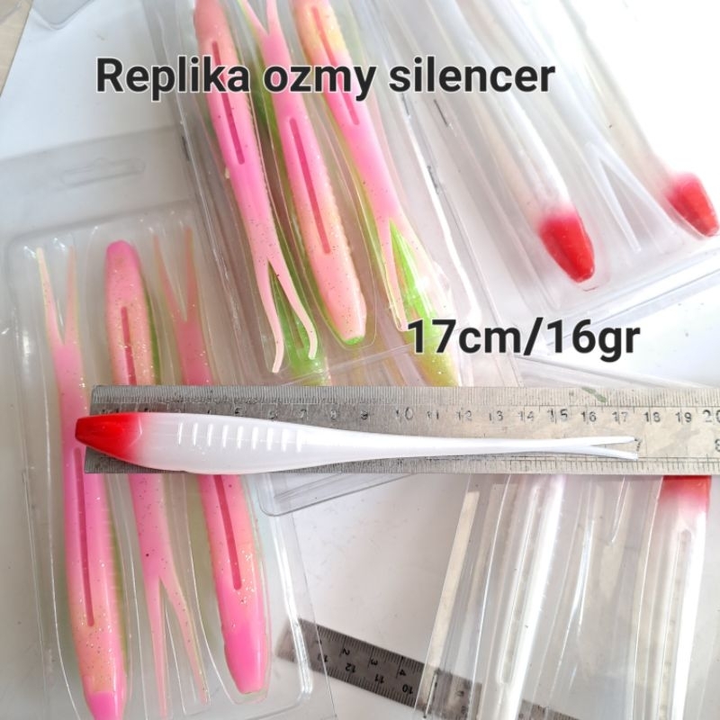 umpan casting Toman Replika Ozmy Silencer 17cm