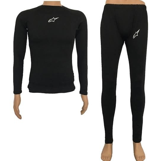 Inner suit jaket dan wear pack baju dan celana dalam balap motor base layer wearpack