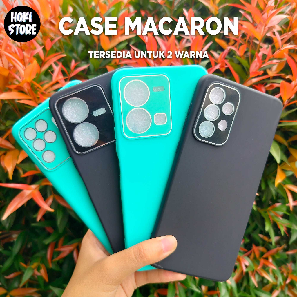 Case Macaron All Type Hp iPHONE XR 11 13 PRO MAX 6 6S 7 8 13 PRO 7 PLUS 8 PLUS X XS 12 PROMAX  6 PLUS 6S PLUS - Softcase with Lens Camera Protect - Fashion Casing Hp Terbaru 2023 POLOS