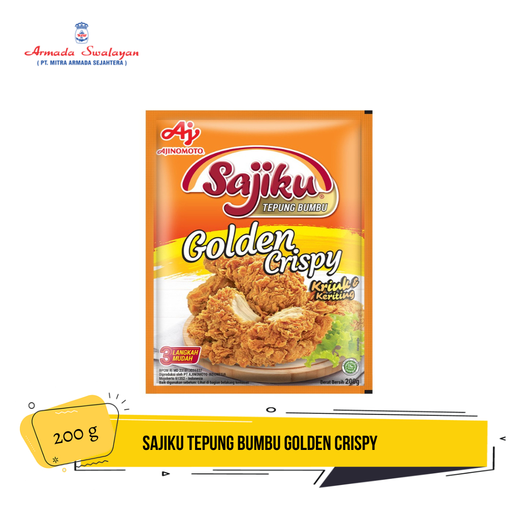 

Sajiku Tepung Bumbu Golden Crispy 200g