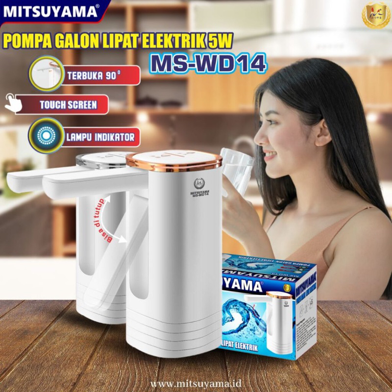 Dispenser Pompa Air Galon Lipat Elektrik Mitsuyama
