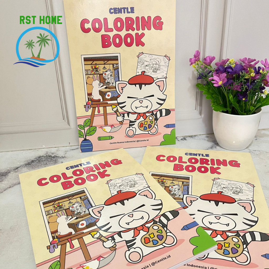 

Coloring Book Centle buku mewarnai untuk anak kado unik drawing book PAUD TK