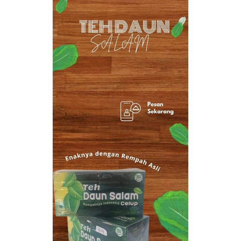 

TEH DAUN SALAM REMPAH ASLI