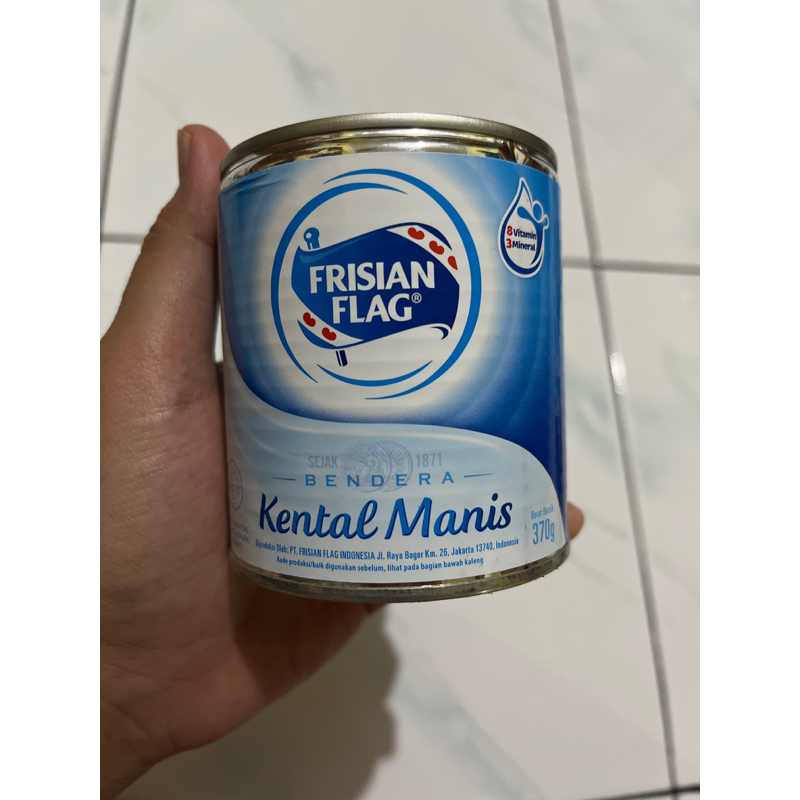 

Bendera Frisian Flag Kental Manis 370g / Susu Kental Manis Lemak Nabati / Bendera Kental Manis