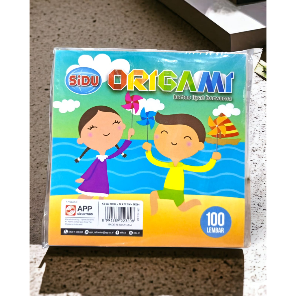 

Kertas Lipat Warna Origami 12x12cm 100lembar ATK