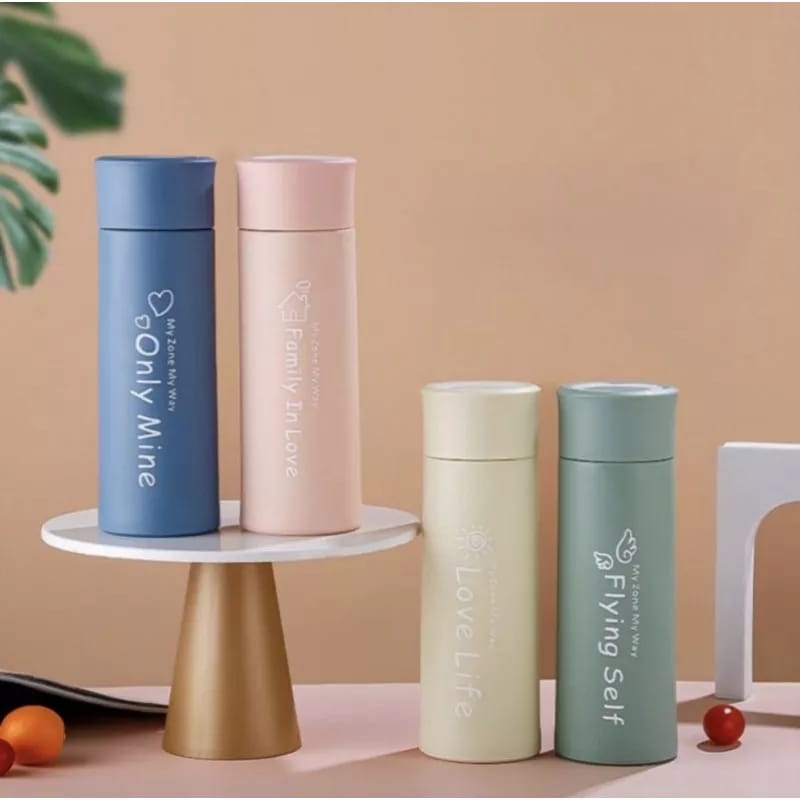 Botol Minum Kaca Aesthetic Korea Only Mine Tumbler Travel Traveling Dewasa Anak Kecil Lucu Souvenir 