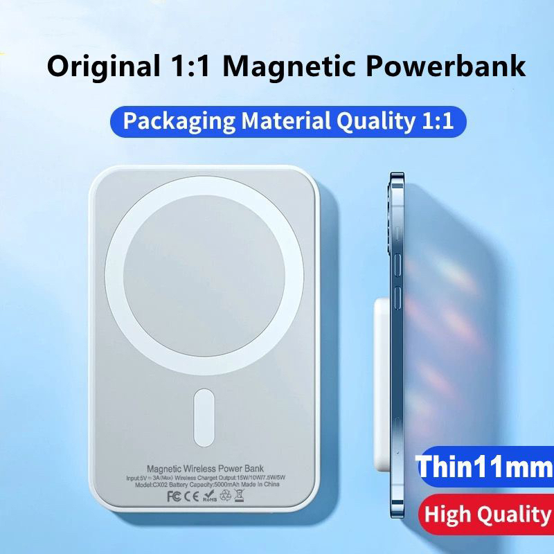 POWERBANK WIRELESS MAGSAFE BATTERY PACK FAST CHARGING WIRELESS CHARGER MAGNET