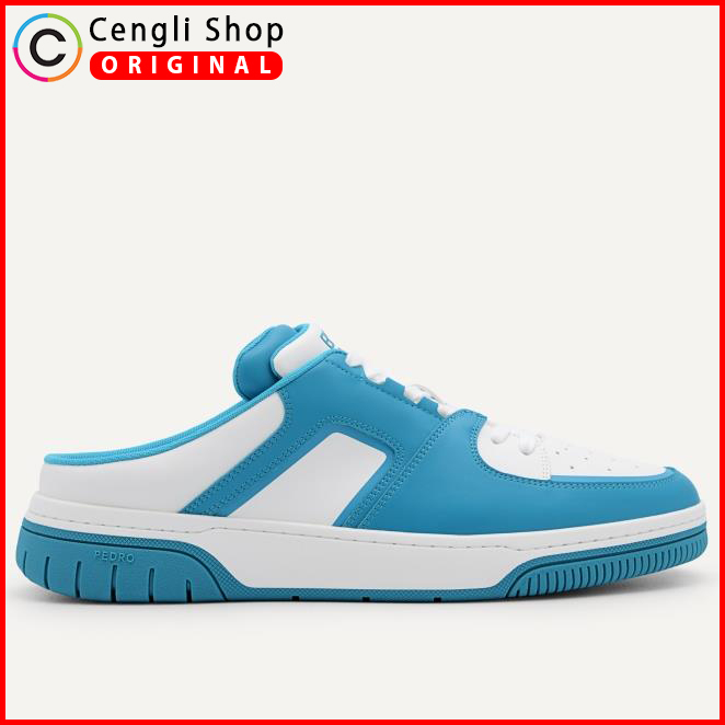 PM139 PEDRO SEPATU SANDAL PRIA ORIGINAL SNEAKERS SNEAKER SLIP ON CASUAL BIRU BLUE