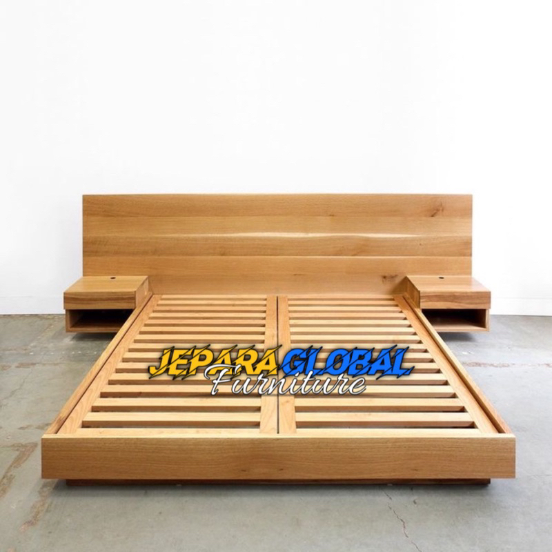 Dipan tempat Tidur minimalis Jati japan blok Drawer jati (dipan jati,drawer jati,nakas jati )