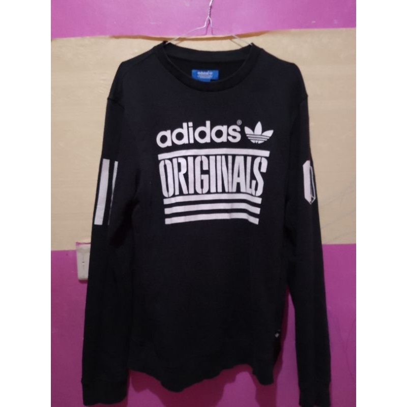 Crewneck Adidas Originals Black White