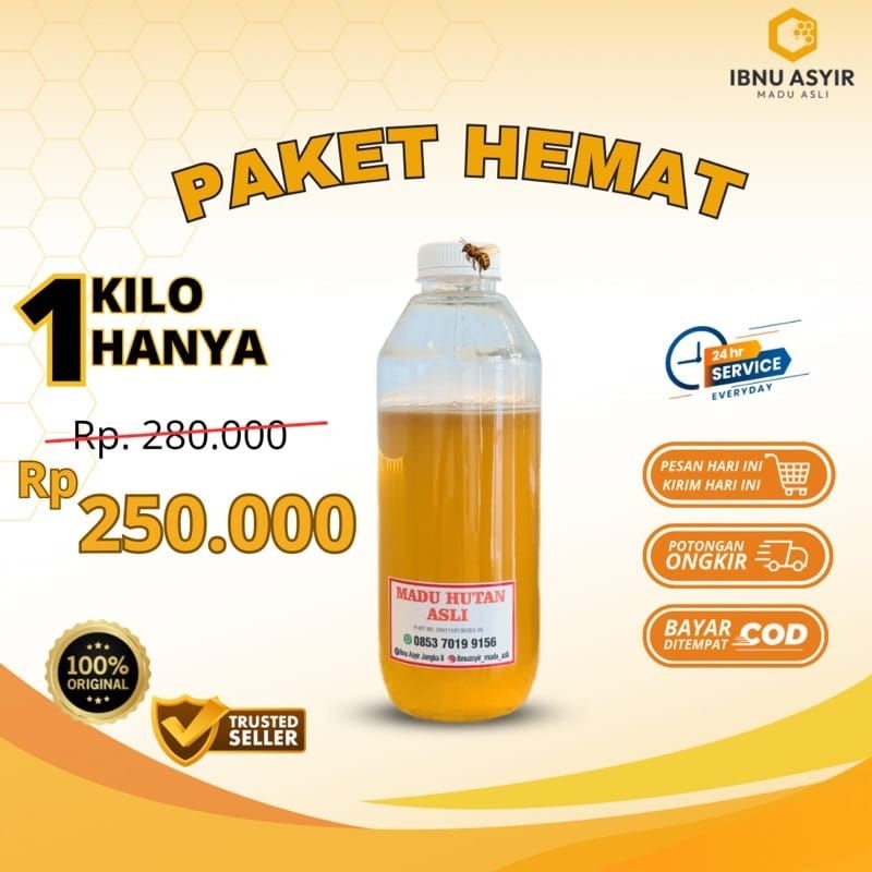 

Madu Hutan Asli Ibnu Asyir Aceh