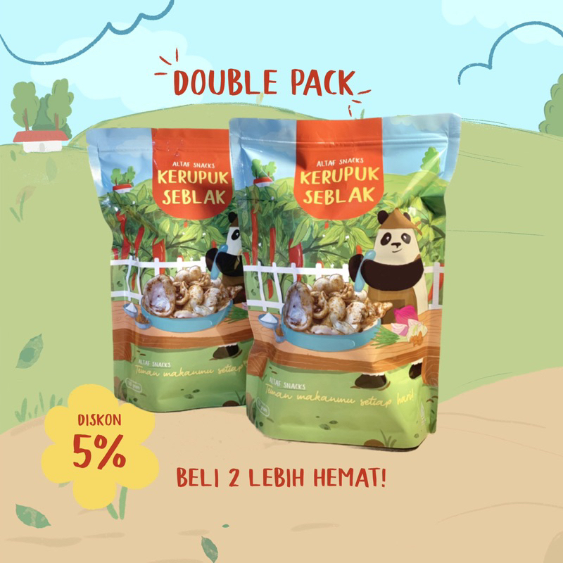 

Kerupuk Seblak Putih Serundeng Altaf Snacks