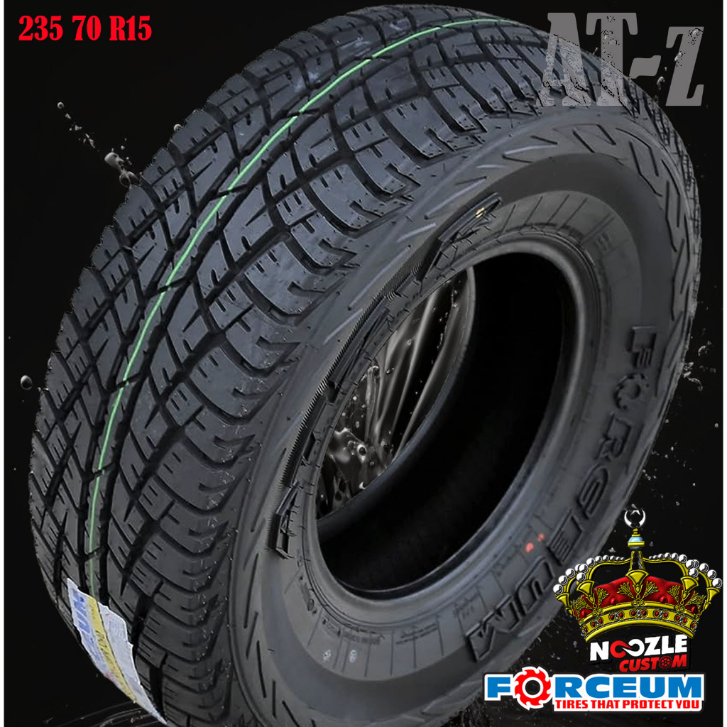 BAN MOBIL 235 70 R15 MEREK FORCEUM TYPE AT/Z BAN LUAR RING 15