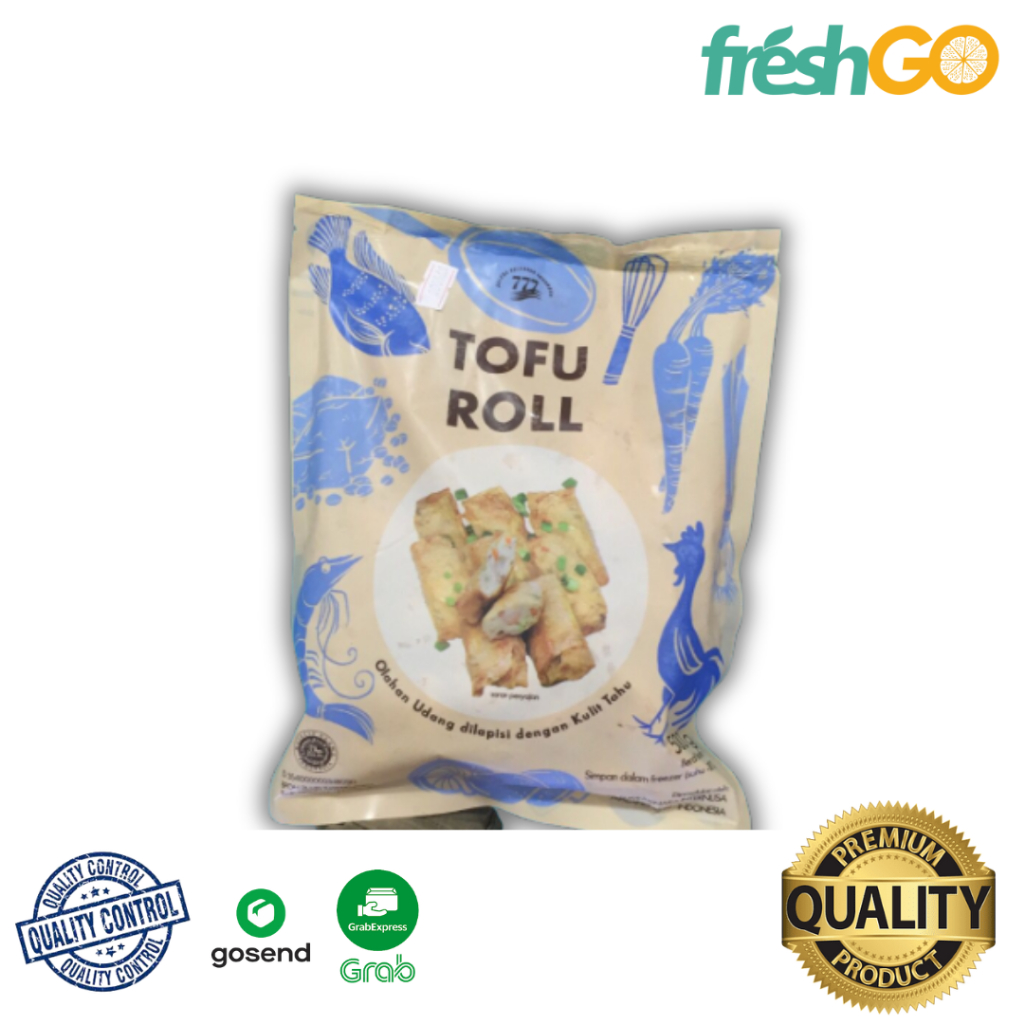 

Tofu Roll Olahan Udang Segar 500gr Fresh GO