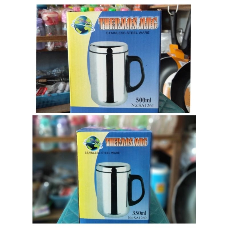 termos mug stainless tahan panas/awet panas/ cangkir tahan panas Stainles