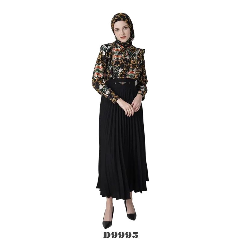 ABAYA HIKMAT FASHION ORIGINAL D9995