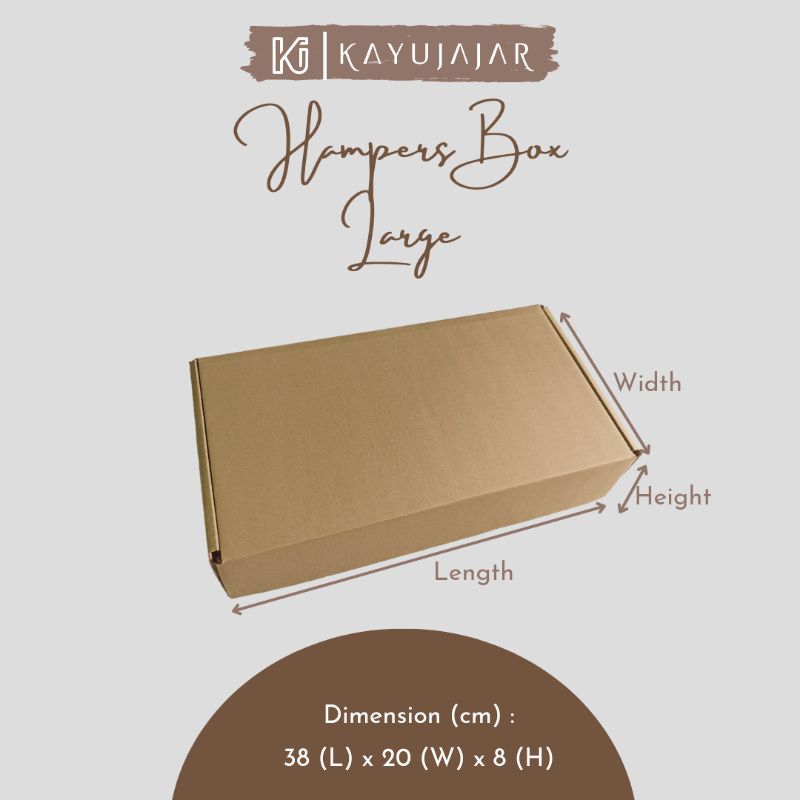 

KAYUJAJAR - Box/ Kardus/ Kotak Hampers Besar