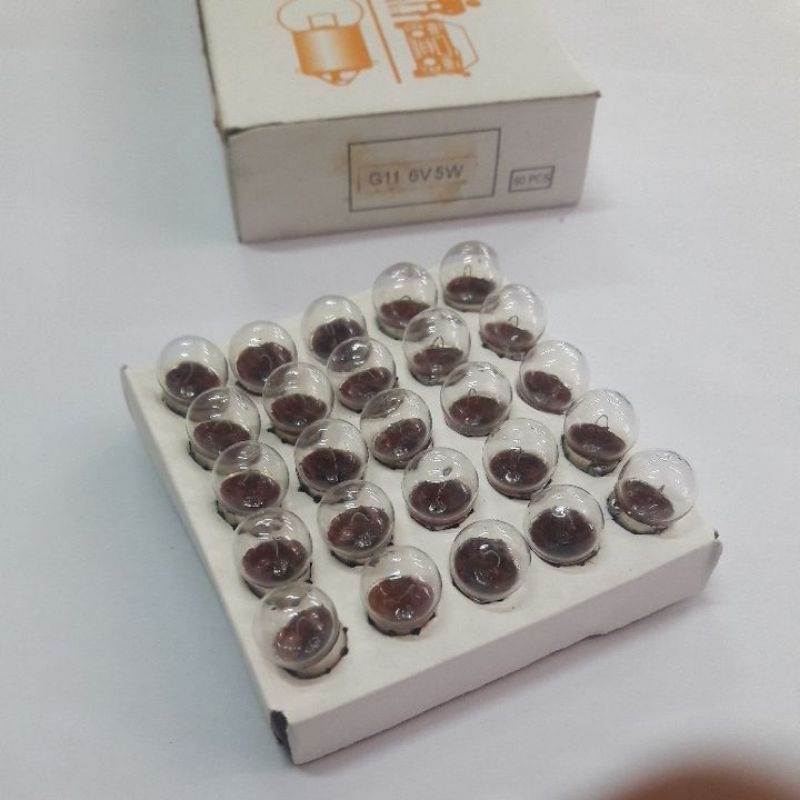 Bolam Lampu Senter Bolam kilometer Putar kecil 6V5WT G11