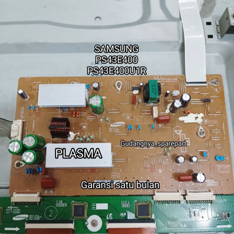 Y MAIN PLASMA SAMSUNG PS43E400 PS43E400U1R 43E400 YMAIN Y-MAIN YSUS Y-SUZ MESIN TV PLASMA