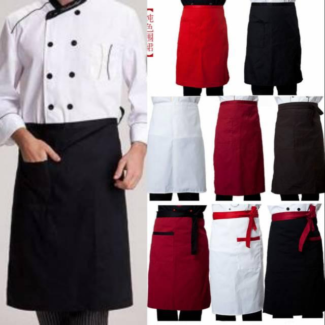 Celemek waiters / Celemek setengah badan / Celemek pendek / Celemek sepinggang
