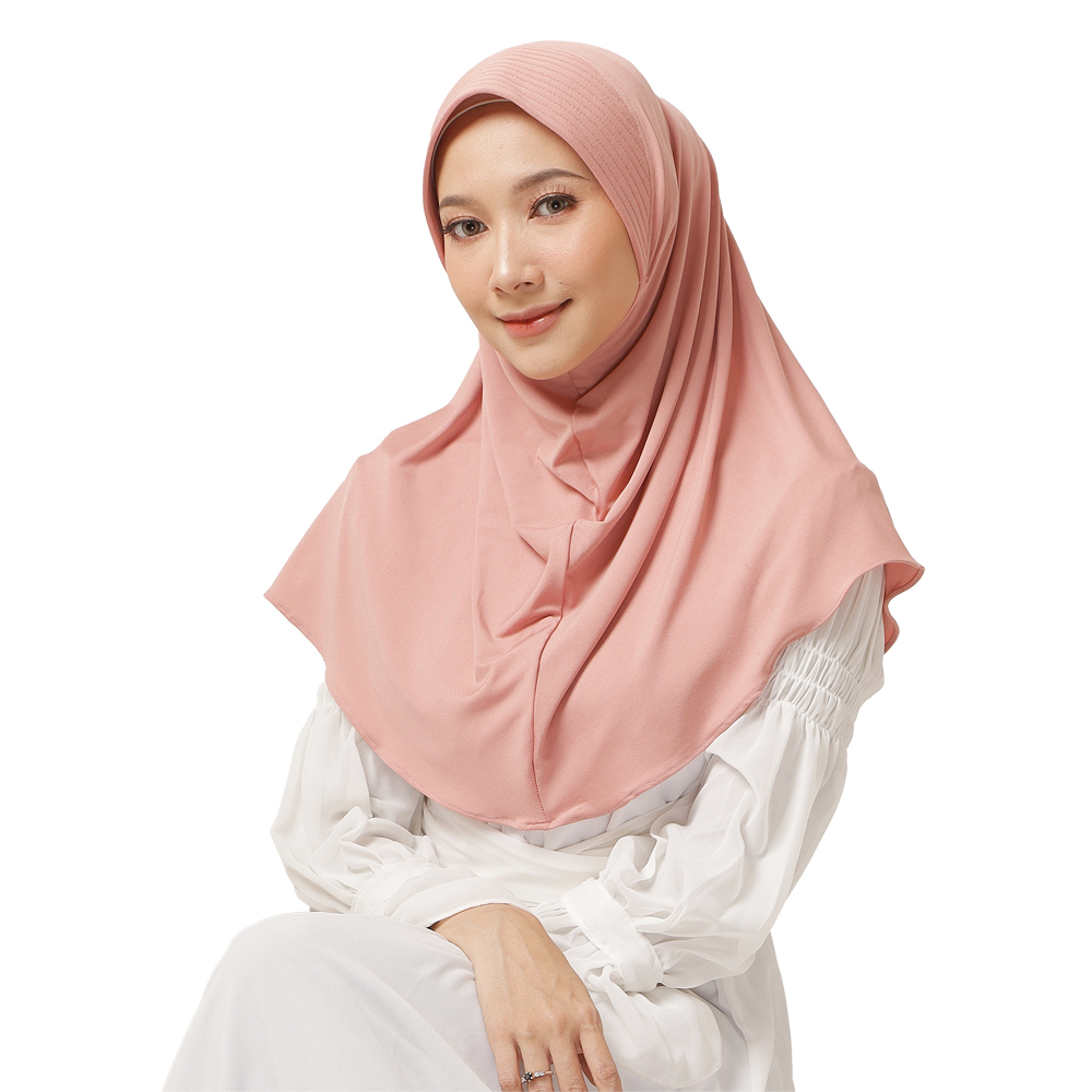 Miyaz Official Shop Bergo Hamidah Kerudung Instan Olah Raga Pet Antem Kaos Jersey