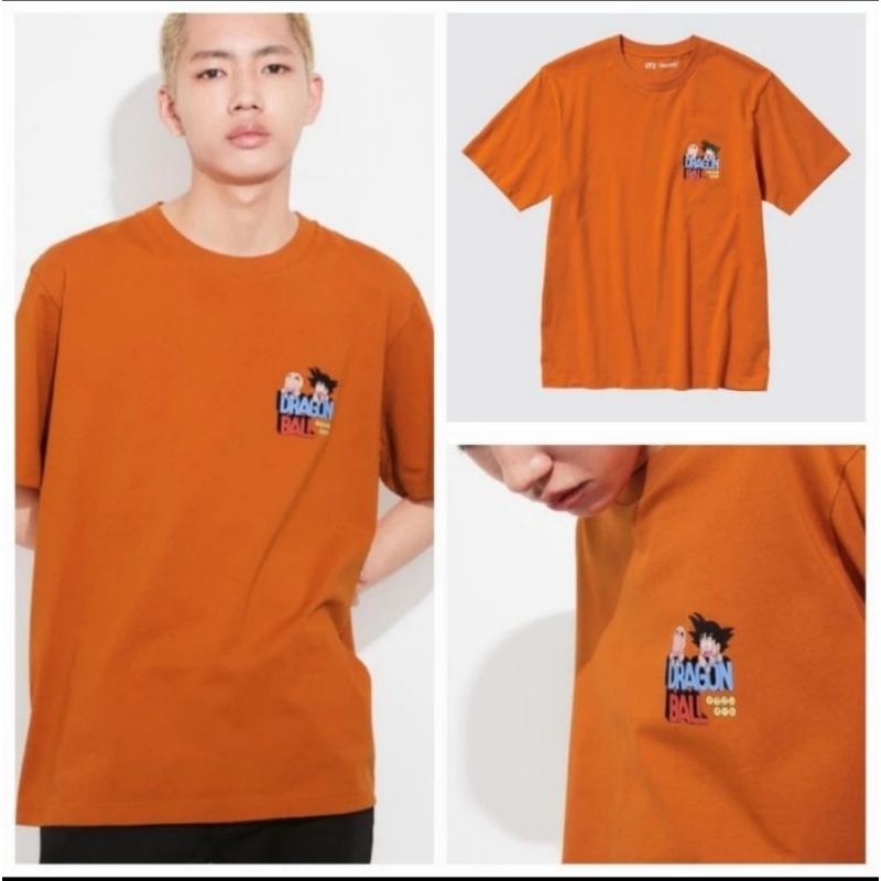 KAOS UT UNIQLO26 ORANGE UT DRAGON BALL TSHIRT