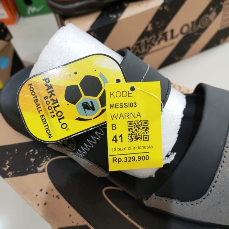 SANDAL KULIT PRIA PAKALOLO MESSI 03 TERBARU ORIGINAL