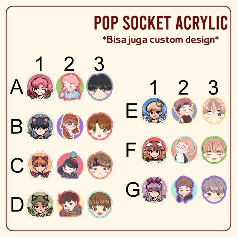 Harga popsocket acrylic Terbaru Mei 2025 | BigGo Indonesia