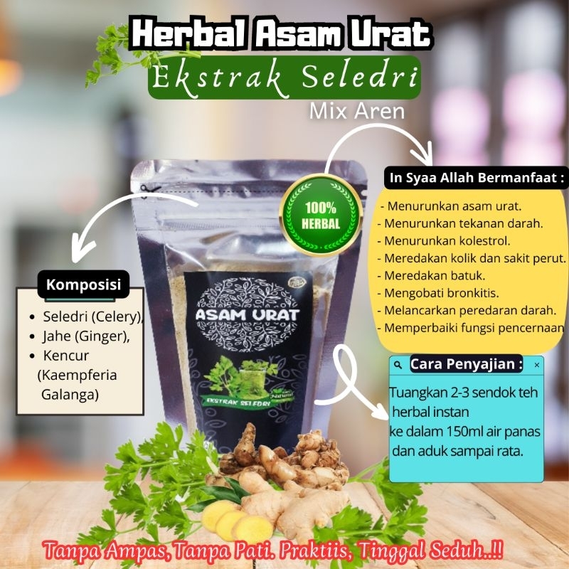 

Herbal Asam Urat (Ekstrak Seledri)