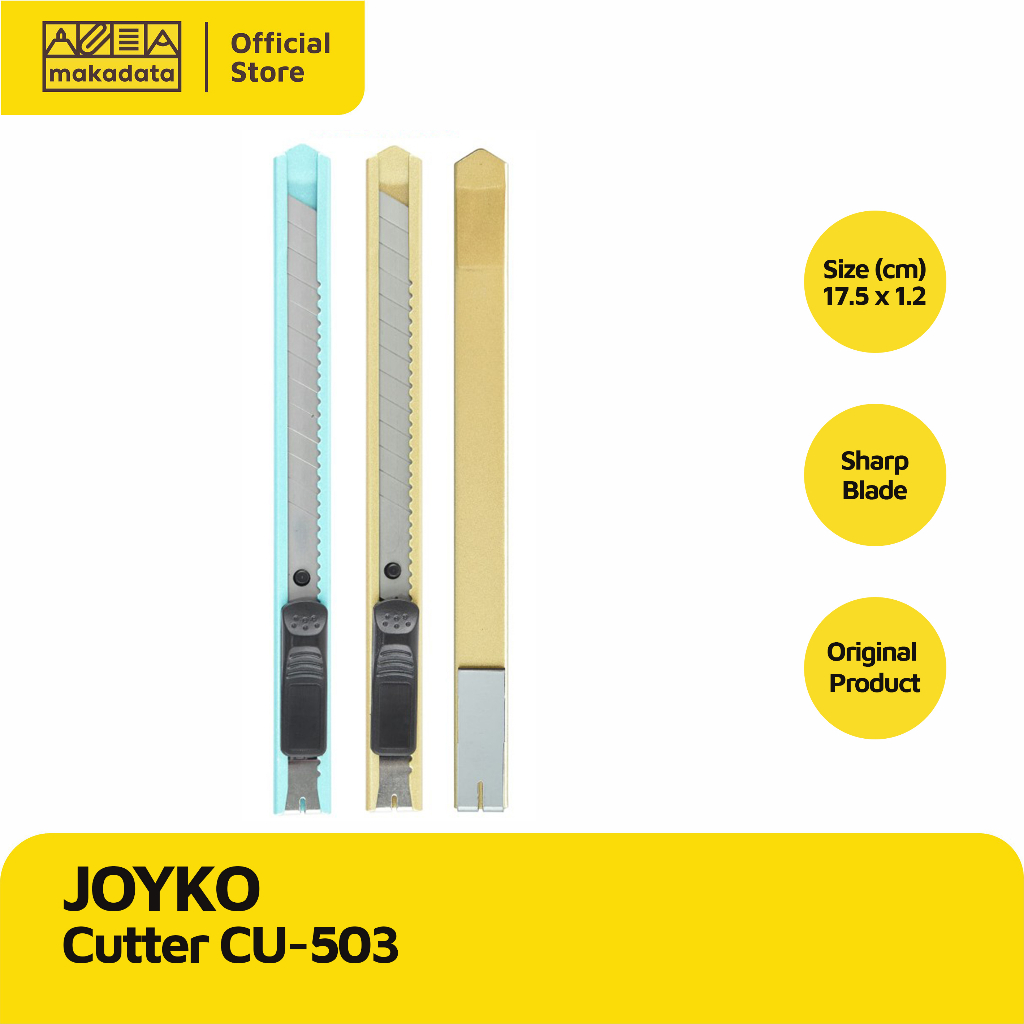 

PISAU CUTTER KECIL CU-503 JOYKO (1 PCS) MURAH