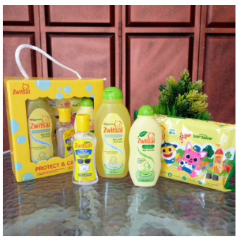 ZWITSAL Baby Protect & Care Kit - Zwitsal Gift Box Hampers Bayi