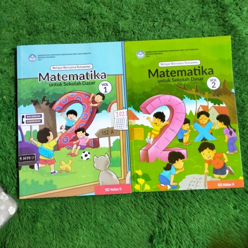 ORIGINAL BUKU BELAJAR BERSAMA TEMANMU MATEMATIKA KELAS 2 SD VOLUME 1 2 KURIKULUM MERDEKA