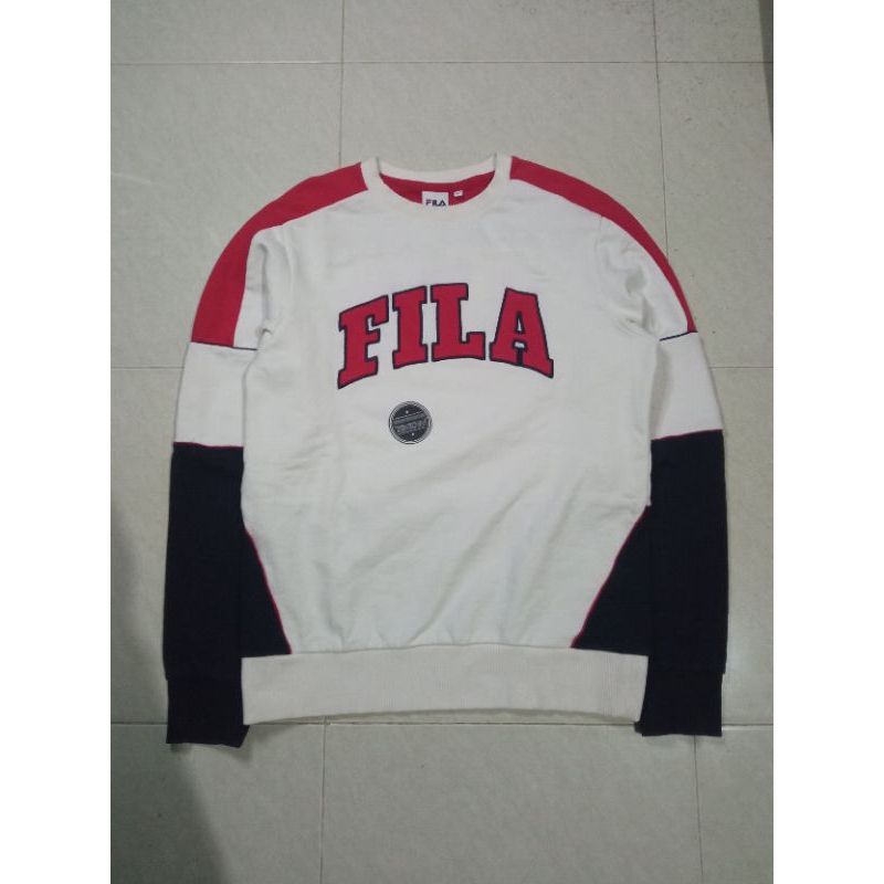 crewneck fila tri colors BTS