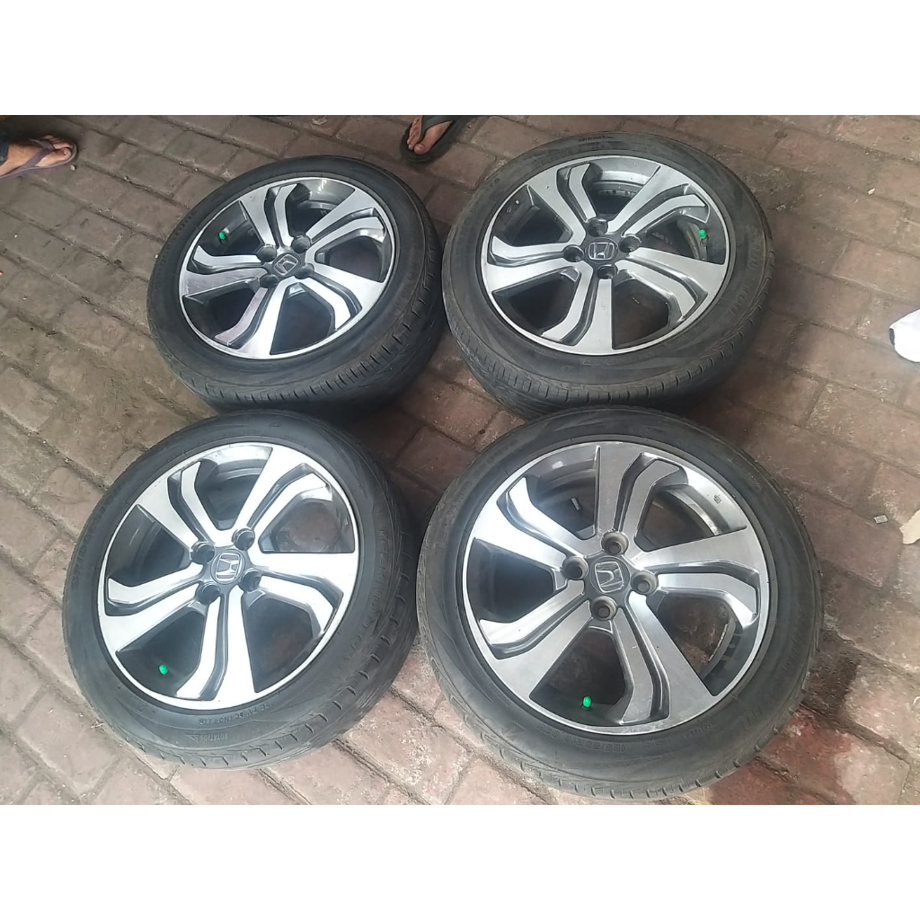 velg mobil honda city ring 16 plus ban brigestone - gratis ongkir
