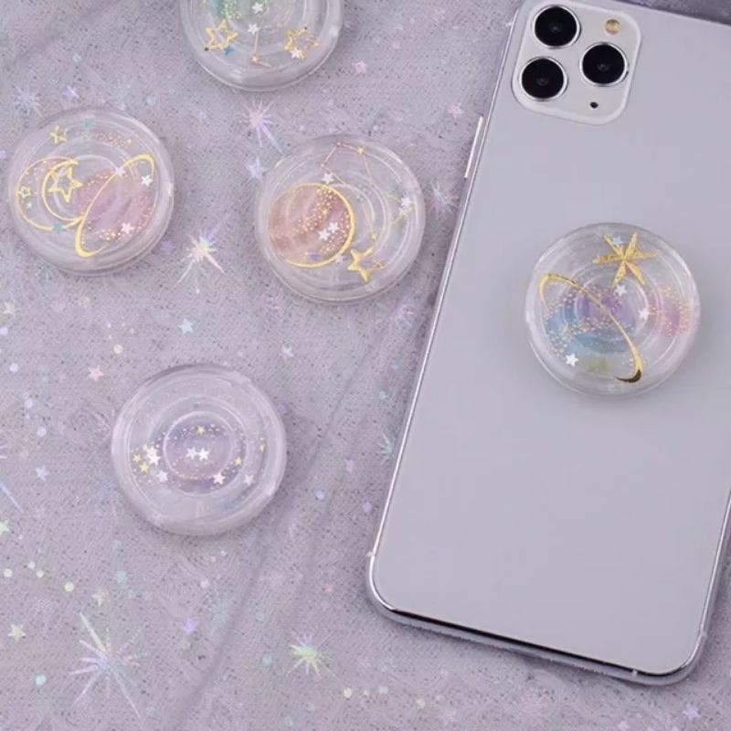 Popsocket Transparan Galaxy
