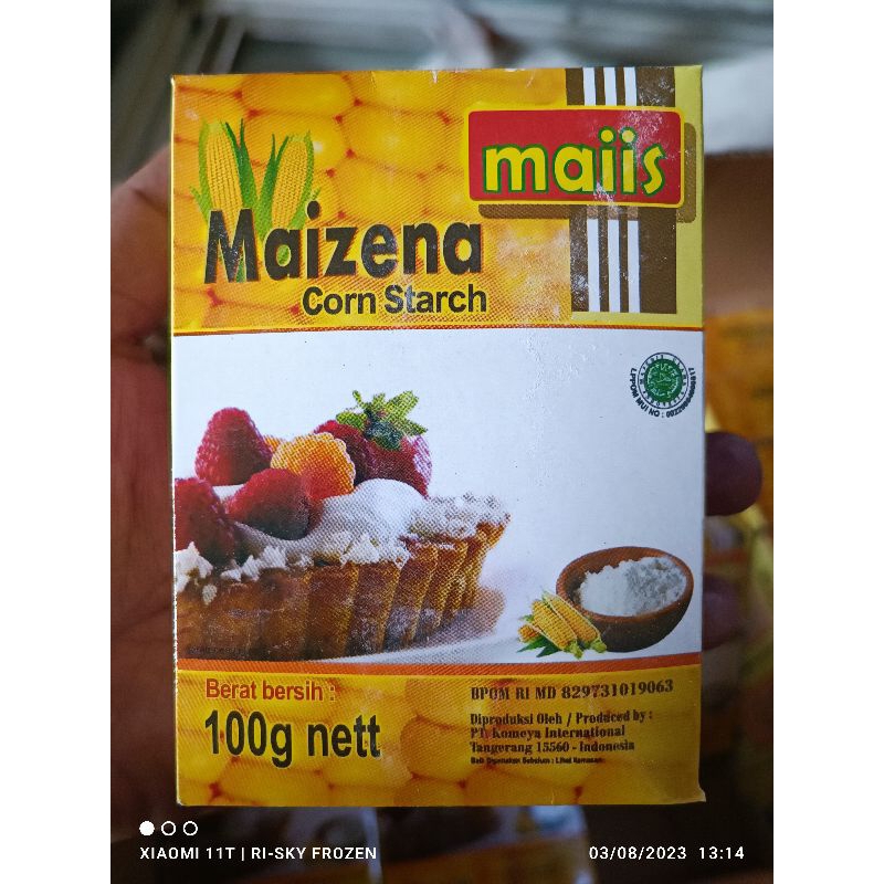 

MAIIS Maizena Corn Starch / Tepung Maizena / Tepung Jagung 100g