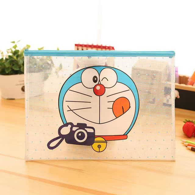 

AS Map Folder Plastik Mika Bening Jaring Karakter Doraemon A4