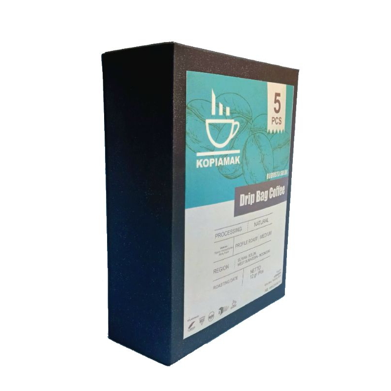 

Drip Bag Coffee | Fine Robusta Solok | Premium | Eksklusif (5 sachet)
