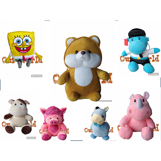 BONEKA CAPIT TIMEZONE FUN WORLD UKURAN M 400GR / MAINAN BONEKA ANAK SEDANG  / TOYS ANAK LUCU KARAKTE