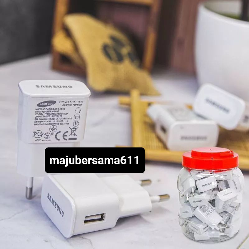 Adaptor Kepala Charger Batok Charger Samsung Kepala Cas Samsung