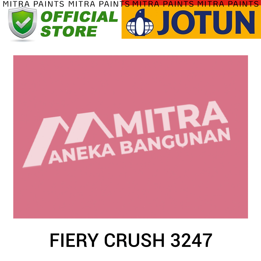 CAT TEMBOK INTERIOR EKSTERIOR JOTUN FIERY CRUSH 3247 / PINK
