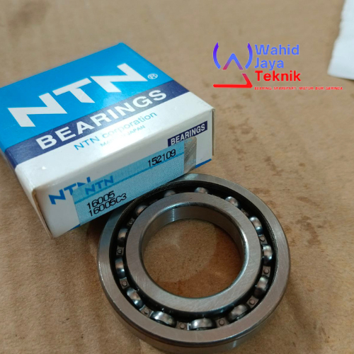 Bearing Kopling 16005 C3 NTN Tanpa Tutup Polos Bearing NTN