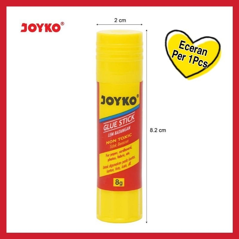 

JOYKO GLUE STICK KECIL GS 09/ GS 118 / GS 116 LEM KERTAS BATANG MURAH JOYKO